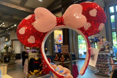 PHOTOS: New Valentine’s Day Minnie Headband Now Available at Disneyland Resort