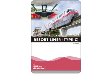 PHOTOS: NEW Pink Type C Monorail-Themed Day Pass Coming to Tokyo’s Disney Resort Line Monorail