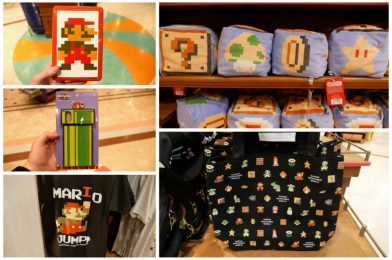 PHOTOS, VIDEO: First Look at “8-Bit” Super Nintendo World Merchandise Available at Universal Studios Japan