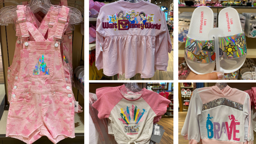 PHOTOS: New Youth Princess Collection Including Overalls, Slides and Spirit Jersey Arrives at Walt Disney World