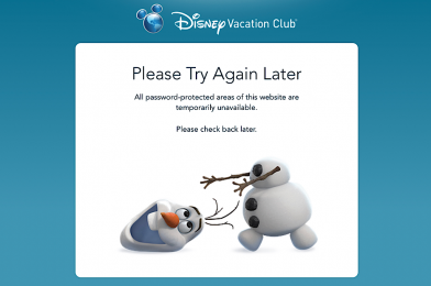 DVC Welcomes 2021 with Member Website Outage