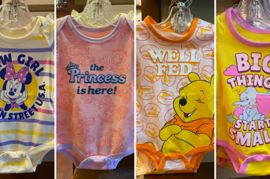 PHOTOS: New Minnie Mouse, Disney Princess, Winnie-the-Pooh, and Dumbo Baby Onesies Arrive at Walt Disney World