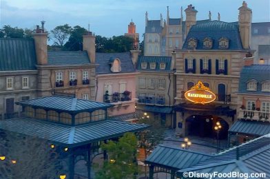 PICS: Construction Walls Are DOWN Near Remy’s Ratatouille Adventure in Disney World!