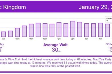 Things Are Picking Up – Disney World Wait Times for Friday, January 29, 2021