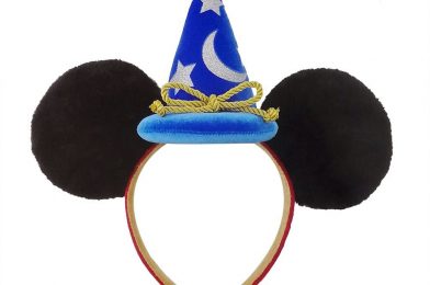 SHOP: New Sorcerer Mickey Plush Ear Headband Arrives on shopDisney