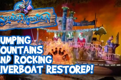 VIDEO: Jumping Laughing Place Fountains and Rocking Riverboat Restored on Splash Mountain at Magic Kingdom Ahead of Closure