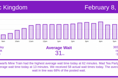 Tampa Comes to MK – Disney World Wait Times for Monday, February 8, 2021