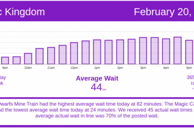 Let’s Get Busy! Disney World Wait Times for Saturday, February 20, 2021