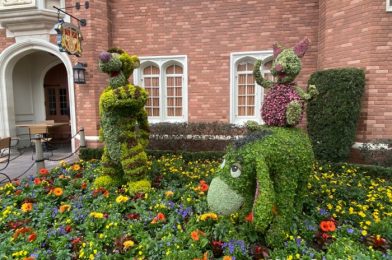 We Spotted a HUGE Part of EPCOT’s Flower and Garden Festival at Disney World!