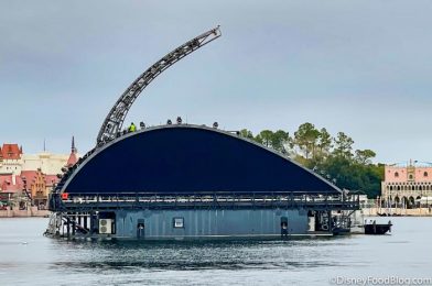 Barge Watch! More Construction is Afloat for EPCOT’s Harmonious