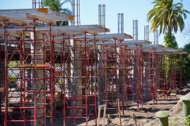 PHOTOS: New Monorail Platform Being Installed at Great Ceremonial House in Disney’s Polynesian Village Resort