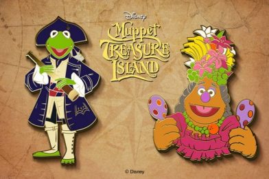 PHOTO: New Limited Edition “Muppet Treasure Island” Kermit and Fozzie Bear Pins Available Now to D23 Gold Members