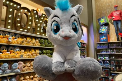 PHOTOS: NEW Baby Pegasus Big Feet Plush Soars Into Disneyland Resort