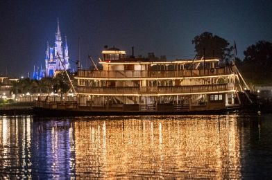 VIDEO: Disney Shows Incredible Journey of the Liberty Belle Riverboat Across Bay Lake and Seven Seas Lagoon Back to Magic Kingdom