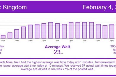 Temperatures Increase and So Do The Lines – Disney World Wait Times for Thursday, February 4, 2021