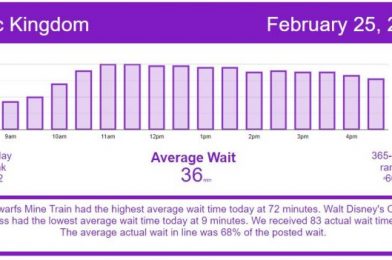 Things Continue to Wind Down – Disney World Wait Times for Thursday, February 25, 2021