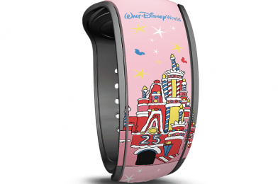 “It’s Time to Remember the Magic!” NEW Limited Release Walt Disney World 25th Anniversary Cinderella Castle Cake MagicBand Available Online