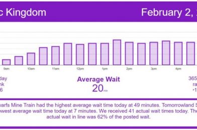 Another Slow Weekday – Disney World Wait Times for Tuesday, February 2, 2021