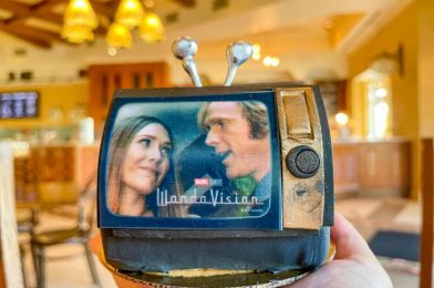 Step Back in Time With This WandaVision Photo Op in Disneyland!