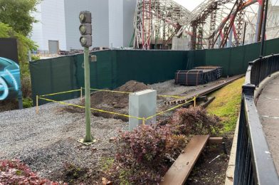 PHOTOS: Work Progresses on Walt Disney World Railroad Near TRON Lightcycle Run in Magic Kingdom