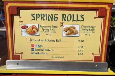 Changes to the Magic Kingdom Spring Roll Cart