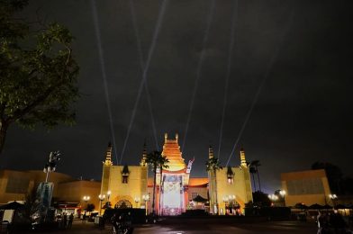 PHOTOS, VIDEO: New Lighting Package Brings Disney-MGM Studios Magic Back to The Chinese Theater at Disney’s Hollywood Studios