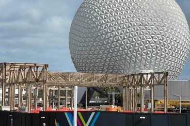 PHOTOS: Innoventions West Demolition Progresses with Large Chunk of Roof Structure Now Gone from EPCOT