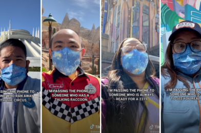 Disneyland Resort Attractions Cast Members Shown in Costume Returning to Work in Disney Parks TikTok