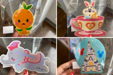 PHOTOS: NEW Orange Bird, White Rabbit, Dumbo, and Castle Stickers Join the “Kingdom of Cute” Lineup at Downtown Disney District