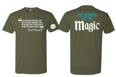 SHOP: Green “Cast Members Are The Magic” Tee Comes To The Carousel of Products – 100% of Proceeds Benefit The Cast Member Pantry