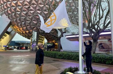 New Flags at EPCOT Feature Original Park Icons; New Background Music & Lighting Debut Tonight