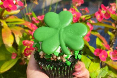 REVIEW: New Minty St. Patrick’s Day Cupcake Available at Disney’s Animal Kingdom