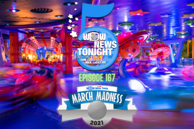 TONIGHT on WDW News Tonight (3/11/21): March Madness Decides the Greatest WDW Ride Vehicle of All-Time, Bad WDWNT Tournament Ideas, and More!