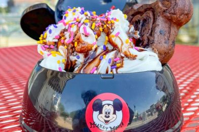 REVIEW: Chocolate Mickey Waffle Sundaes Are BACK in Disney World!