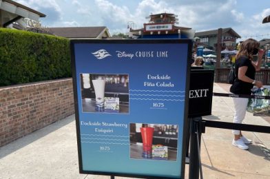 Disney Cruise Line Drinks and Merchandise, and Other Special Finds at Disney Springs