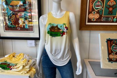 PHOTOS: New Disneyland Hotel Tank Top Featuring Minnie Mouse at Tangaroa Terrace Comes to Downtown Disney District