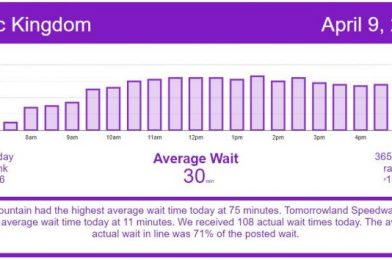 Continued Slow Down – Disney World Wait Times for Friday, April 9, 2021