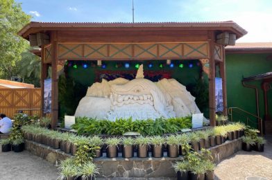 PHOTOS: “Secrets of the Whales” Sand Sculpture Debuts at Disney’s Animal