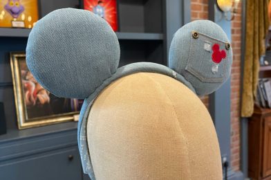 PHOTOS: New Disney Parks Designer Denim Ear Headband Now Available at Walt Disney World