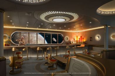 CONCEPT ART: First-Ever “Star Wars” Hyperspace Lounge Coming to Disney Wish Cruise Line