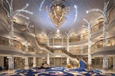 PHOTOS, VIDEO: Disney Cruise Line Releases Behind-The-Scenes Look at the Grand Hall, A Castle on the Seas, for the Disney Wish