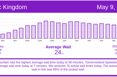 Animal Kingdom Remains Popular – Disney World Wait Times for Sunday, May 9, 2021