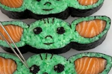 Recipe: Learn How to Make Baby Yoda Sushi!