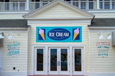 MENU and HOURS Announced for BoardWalk Ice Cream in Disney World