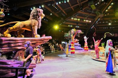 PHOTO REPORT: Disney’s Animal Kingdom 5/8/21 (“A Celebration of Festival of the Lion King” Premieres, New “Moana” Sand Sculpture, Character Flotillas, and More)