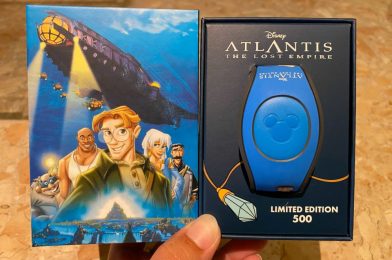 PHOTOS: Limited Edition of 500 “Atlantis: The Lost Empire” MagicBand Discovered at the Magic Kingdom