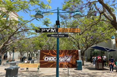 PHOTOS: Pym Test Kitchen Dining Area Sign and Giant Choco Smash Bar Added, ‘Frozen’ Theming Removed in Disney California Adventure