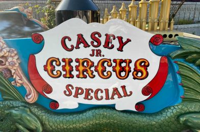 PHOTOS, VIDEO: Casey Jr. Circus Train Chugs Back with Physical Distancing Measures at Disneyland Park