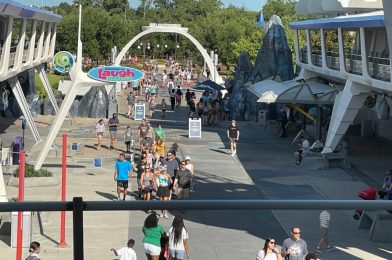 PHOTOS: Pavement Replacement Moves Forward in Tomorrowland at Magic Kingdom