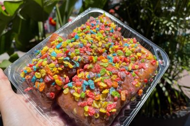 REVIEW: New Fruity Crunch Glazed Beignets Satisfy the Sweet Tooth at Ralph Brennan’s Jazz Kitchen Express in Downtown Disney